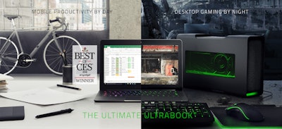 Razer Blade Stealth Ultrabook and Razer Core External Graphics Dock