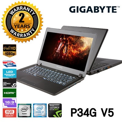 
	GIGABYTE  - Notebook & Netbook - P34G v5
