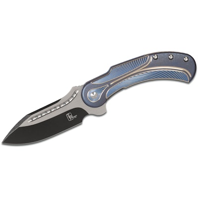 Todd Begg Steelcraft Series Field Marshall Flipper 3.95" S35VN Two-Tone Blade, M