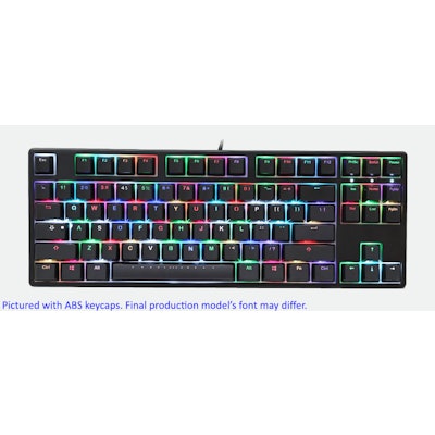 Ducky One TKL RGB LED Mechanical Keyboard (Silver Cherry MX)