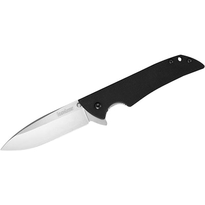 Kershaw 1760 Skyline Flipper 3-1/8" Plain Blade, G10 Handles - KnifeCenter