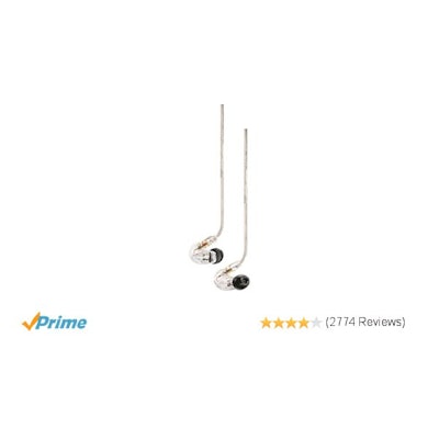 Amazon.com: Shure SE215-CL Sound Isolating Earphones with Single Dynamic MicroDr