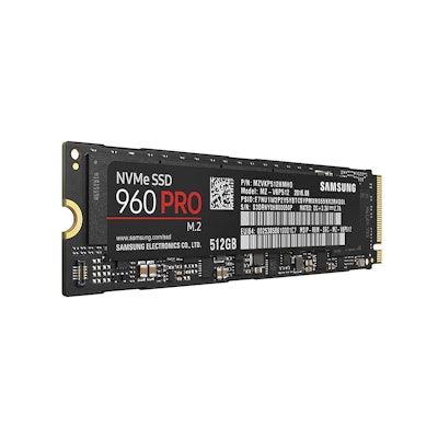 SAMSUNG 960 PRO M.2 512GB NVMe PCI-Express 3.0 x4 Internal Solid State Drive (SS