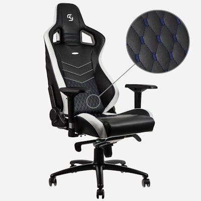 EPIC - SK Gaming - schwarz/weiß/blau - noblechairs