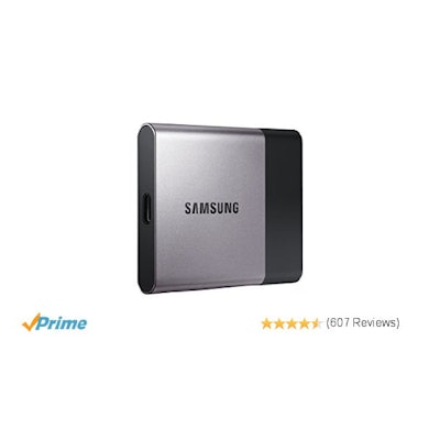 Amazon.com: Samsung T3 Portable SSD - 2TB - USB 3.1 External SSD (MU-PT2T0B/AM):