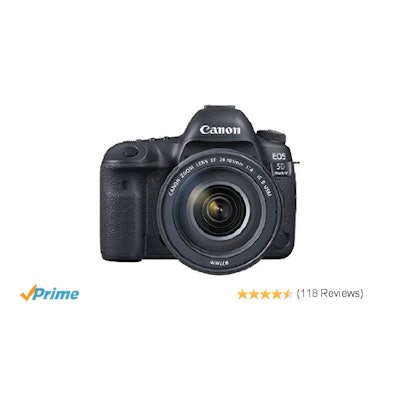 Amazon.com : Canon EOS 5D Mark IV Full Frame Digital SLR Camera with EF 24-105mm