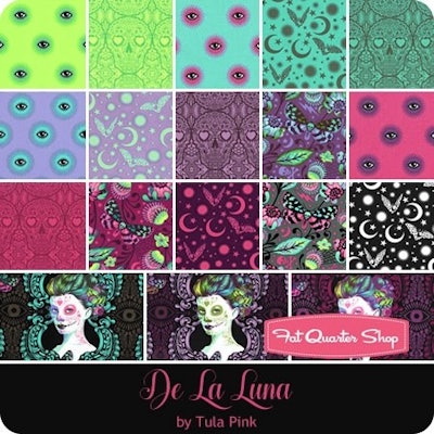 De La Luna Fat Quarter Bundle Tula Pink for Free Spirit Fabrics - De La Luna - F