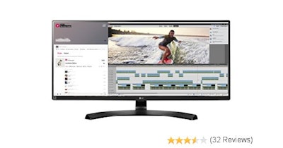 Amazon.com: LG 34UM88-P 34-Inch 21:9 UltraWide QHD IPS Monitor with Thunderbolt: