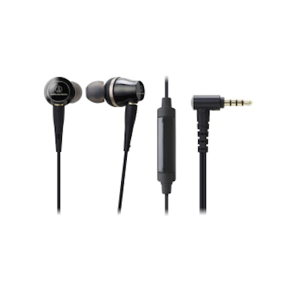 Audio Technica ATH-CKR100iS Sound Reality In-Ear High-Resolution Headphones with