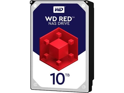 WD Red 10TB NAS Hard Disk Drive - 5400 RPM Class SATA 6Gb/s 256MB Cache 3.5 Inch