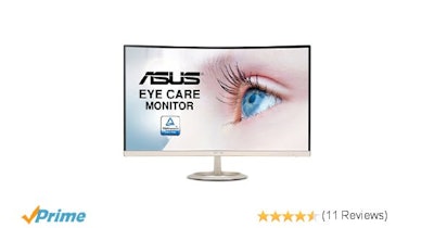 Amazon.com: ASUS Curved 27" Full HD 1080P DP HDMI VGA Eye Care Monitor 27-Inch S