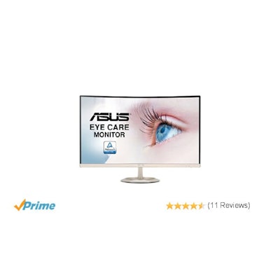 Amazon.com: ASUS Curved 27" Full HD 1080P DP HDMI VGA Eye Care Monitor 27-Inch S