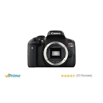 Amazon.com : Canon EOS Rebel T6i Digital SLR (Body Only) - Wi-Fi Enabled : Camer