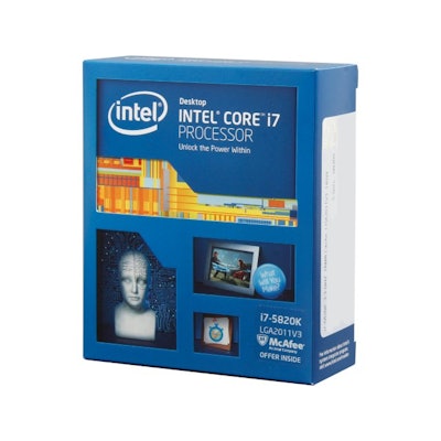 Intel Core i7-5820K Haswell-E 6-Core 3.3 GHz LGA 2011-v3 