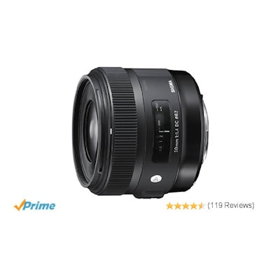 Sigma 30mm F1.4 Art DC HSM Lens for Canon : Digital Slr Camera Lens