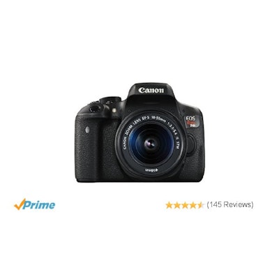 Amazon.com : Canon EOS Rebel T6i Digital SLR Camera with EF-S 18-55mm IS STM Len