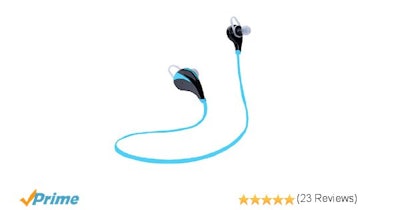 Amazon.com: Bluetooth 4.0 Headset Stereo Earphones Wireless Earset Earbuds Sweat