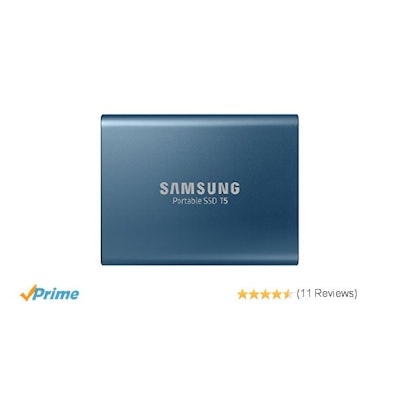 Amazon.com: Samsung T5 Portable SSD - 250GB - USB 3.1 External SSD (MU-PA250B/AM