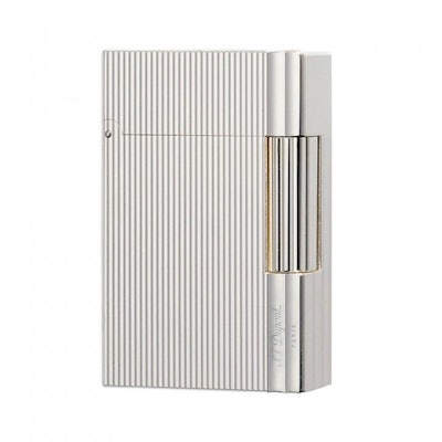 Silver Vertical Lines - Lighters - Collections - S.T. Dupont