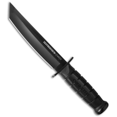 Cold Steel Leatherneck Tanto Fixed Blade Knife (7" Black D2) 39LSFT - Blade HQ