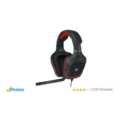 Amazon.com: Logitech G230 Stereo Gaming Headset: Computers & Accessories