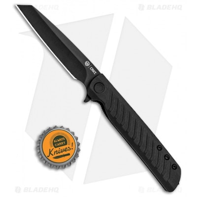 CRKT Ruger Knives LCK Tanto Liner Lock Knife Black GRN  (3.3" Black) R3802K - Bl