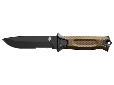 Gerber StrongArm Coyote Brown - Fixed Blade - Serrated Edge Knife | Gerber Gear