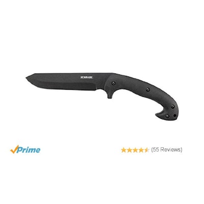 Amazon.com : Schrade SCHF43 Frontier Full Tang Fixed Blade : Sports & Outdoors