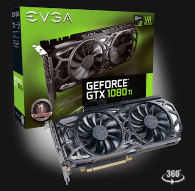 EVGA GeForce GTX 1080 Ti SC 11GB GDDR5X, iCX Cooler & LED