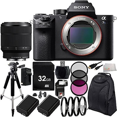 Sony Alpha a7S Mark II a7S II a7SII ILCE7SM2/B Mirrorless Camera + Sony FE 28-70