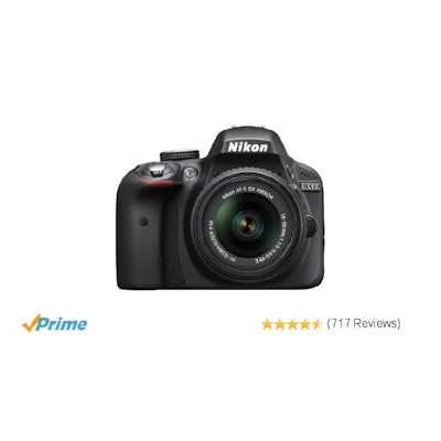Amazon.com : Nikon D3300 1532 18-55mm f/3.5-5.6G VR II Auto Focus-S DX NIKKOR Zo