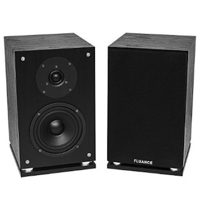Amazon.com: Fluance SX6-BK High Definition Two-way Bookshelf Loudspeakers-Black:
