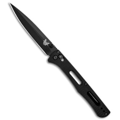 Benchmade Fact AXIS Lock Knife Black Aluminum (3.95" Black) 417BK - Blade HQ