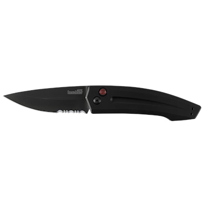 Launch 2, black serrated |  Kershaw Knives