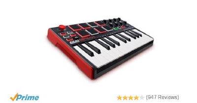 Amazon.com: Akai Professional MPK Mini MKII 25-Key USB MIDI Controller: Musical 