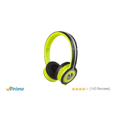 Amazon.com: Monster iSport Freedom Wireless Bluetooth On-Ear Headphones (Green):