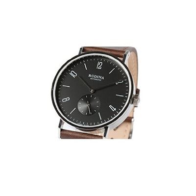 Amazon.com: Authentic Rodina R005 Automatic Bauhaus Style Wrist Watch Arabic Bla