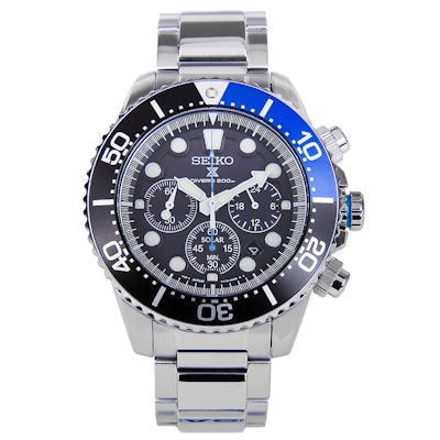 Seiko SSC017P1 Solar Chronograph Dive Watch