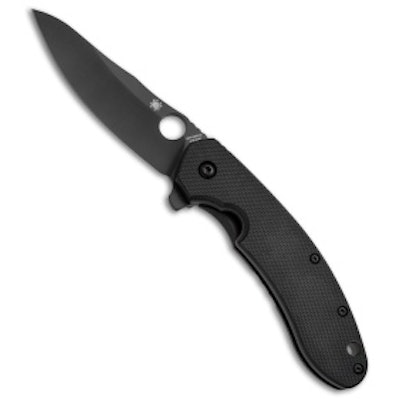 Spyderco Southard Frame Lock Knife Black G-10 (3.46" Black) C156GPBBK - Blade HQ