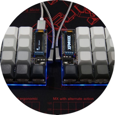 Helix キーボードキット | Ortholinear Split Keyboard Kit