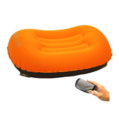 "ALUFT" Compact Inflating Travel Camping Backpacking Air Pillow | TREKOLOGY