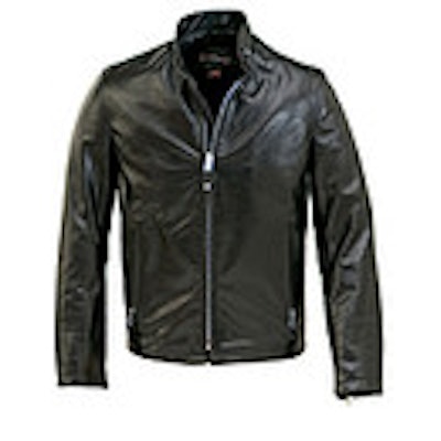 Cowhide Casual Racer Leather Jacket 654