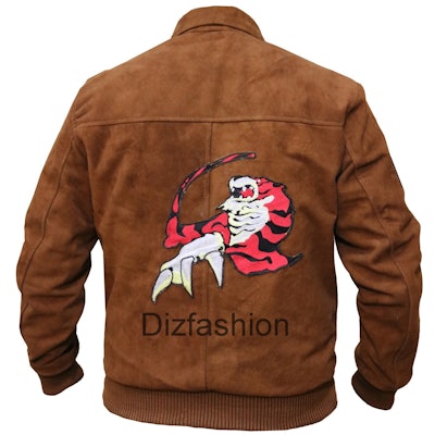Shenmue Ryo Hazuki Brown Suede Leather Jacket, All Size - Blazers & Sport Coats