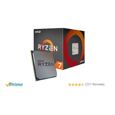 Amazon.com: AMD Ryzen 7 1800X Processor (YD180XBCAEWOF): Computers & Accessories