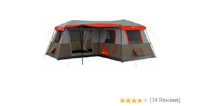 Amazon.com : Ozark Trail 16x16-Feet 12-Person 3 Room Instant Cabin Tent with Pre