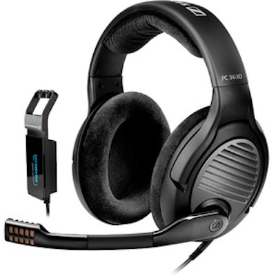 Sennheiser PC 363D - Gaming Headset Stereo Surround - Noise Cancelling Microphon