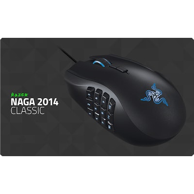 Razer Naga Classic Gaming Mouse - Ergonomic MMO Gaming Mouse