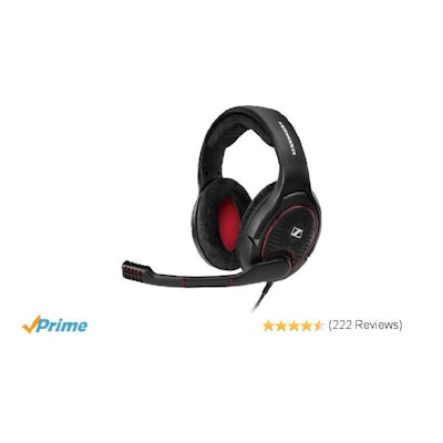 Amazon.com: Sennheiser GAME ONE PC Gaming Headset - Black: Computers & Accessori