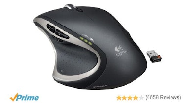 Amazon.com: Logitech Wireless Performance Mouse MX for PC and Mac, Large Mouse, 