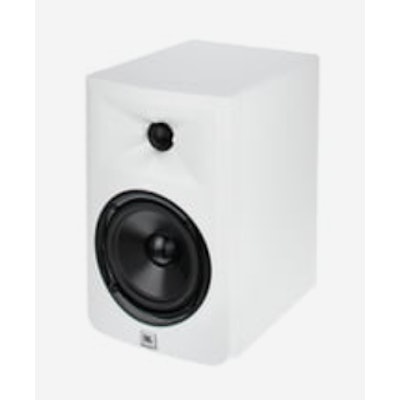 JBL LSR305 White Monitors (Pair) with Stands & Cables - JBL Professional from In